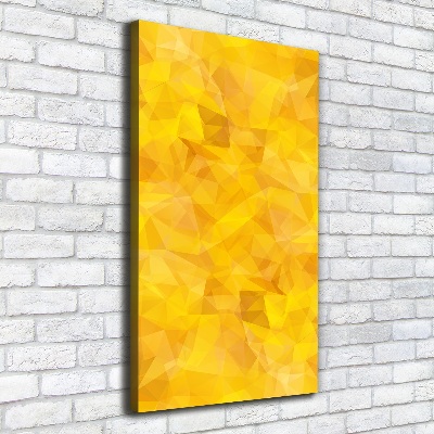 Foto obraz na płótnie pionowy Abstrakcja trójkąty