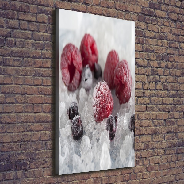 Verticaal canvasschilderij Bevroren fruit