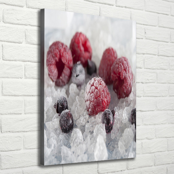 Verticaal canvasschilderij Bevroren fruit