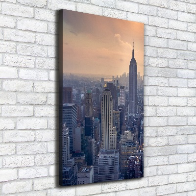 Verticale foto op canvas Manhattan, New York