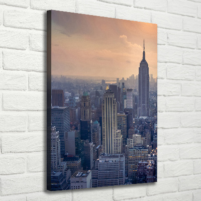 Verticale foto op canvas Manhattan, New York