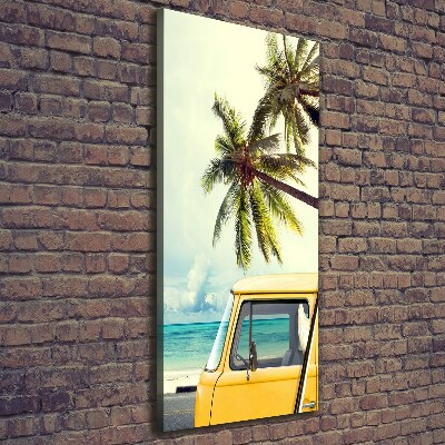 Verticale canvasfoto Tijd om te surfen