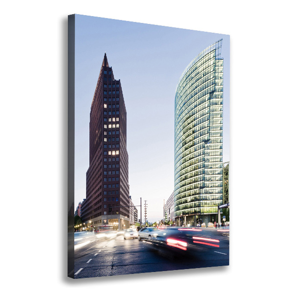 Verticaal canvasschilderij Wolkenkrabbers