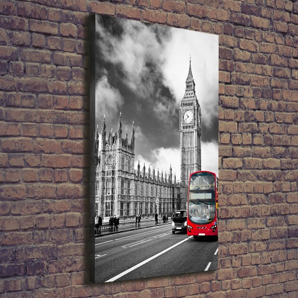 Verticale foto op canvas Big Ben Londen