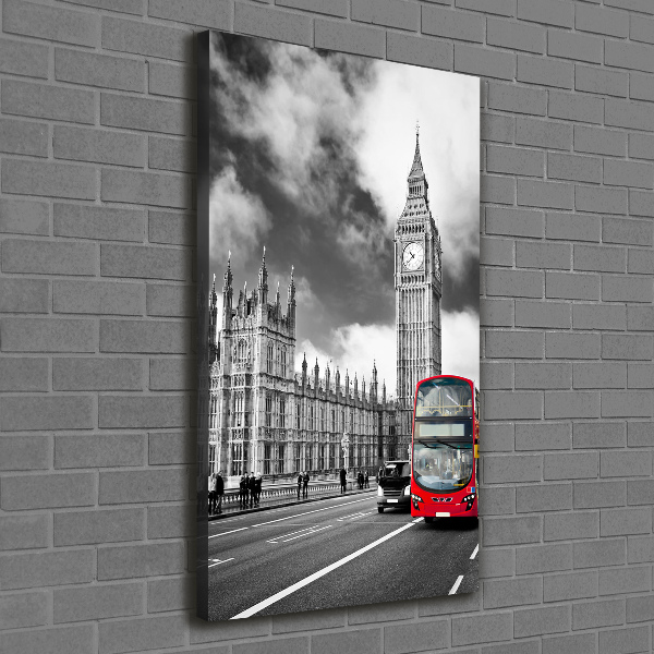 Verticale foto op canvas Big Ben Londen