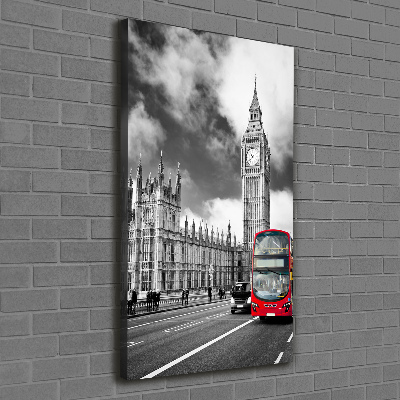 Verticale foto op canvas Big Ben Londen