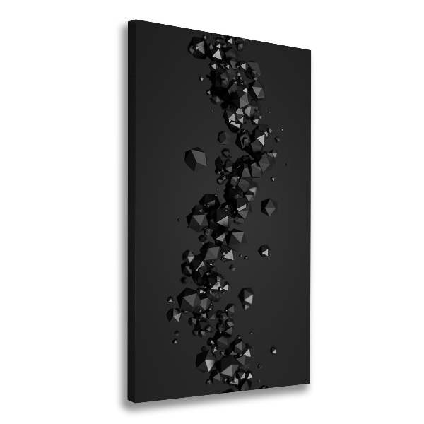 Verticale foto op canvas 3D-abstractie