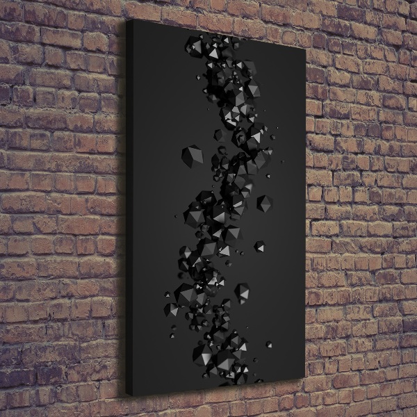Verticale foto op canvas 3D-abstractie