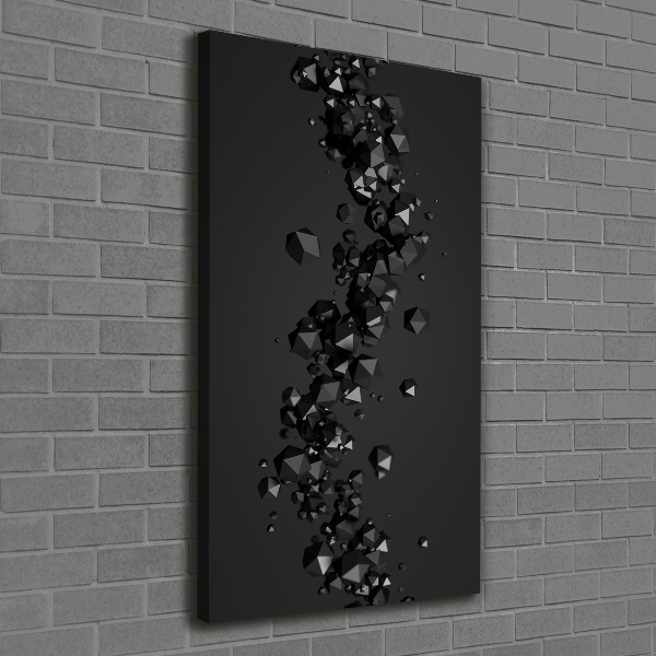 Verticale foto op canvas 3D-abstractie