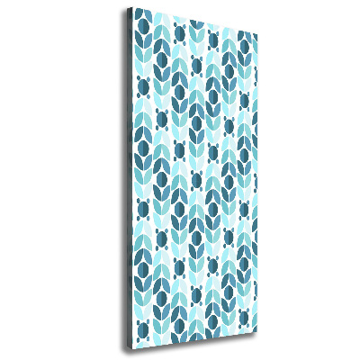 Verticaal schilderij op canvas Geometrische achtergrond