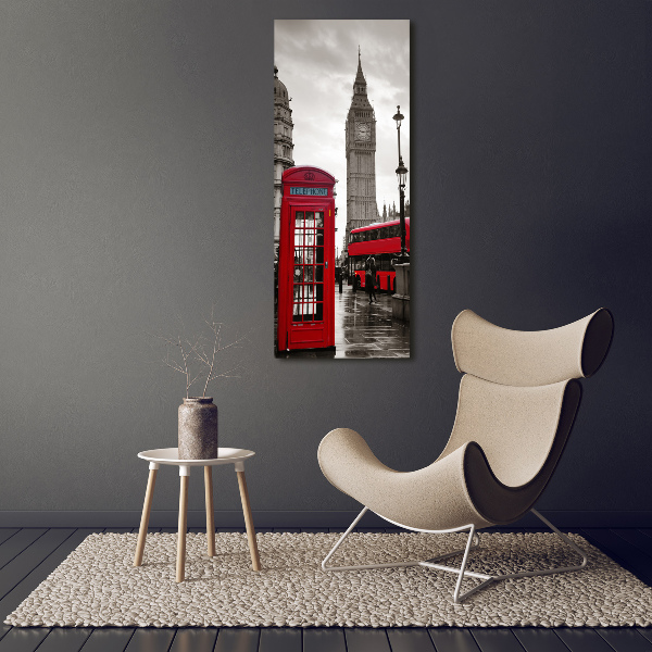 Verticale foto op canvas Big Ben Londen