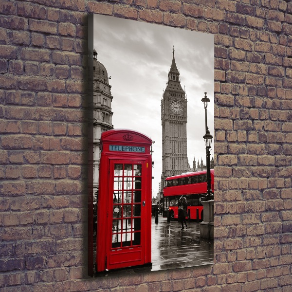 Verticale foto op canvas Big Ben Londen