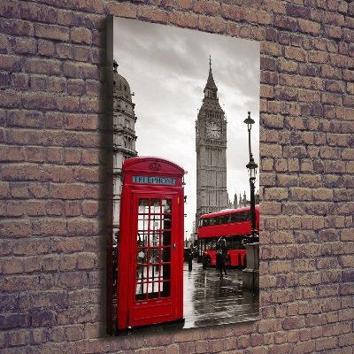 Verticale foto op canvas Big Ben Londen