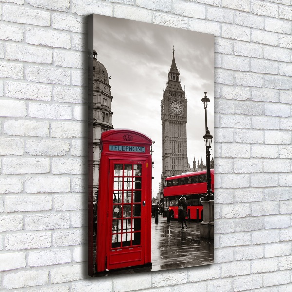 Verticale foto op canvas Big Ben Londen