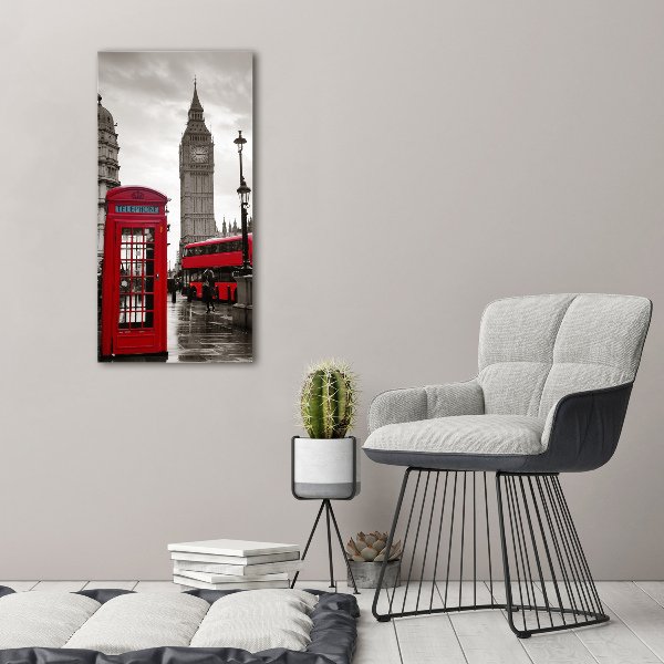Verticale foto op canvas Big Ben Londen