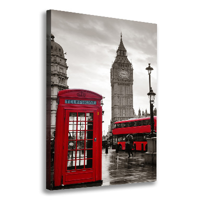 Verticale foto op canvas Big Ben Londen