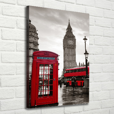 Verticale foto op canvas Big Ben Londen