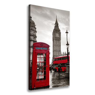 Verticale foto op canvas Big Ben Londen