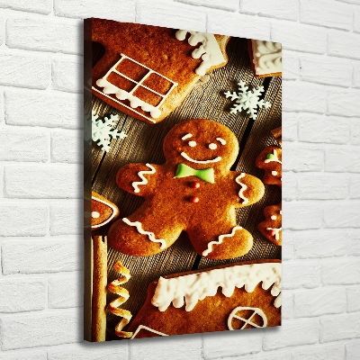 Verticaal canvasschilderij Peperkoekjes