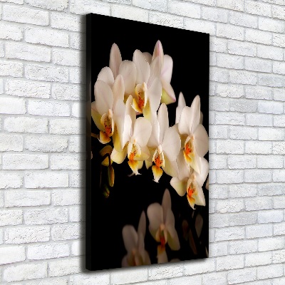 Verticale foto op canvas Orchidee