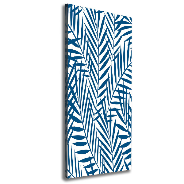 Foto obraz na płótnie pionowy Tropikalne liście