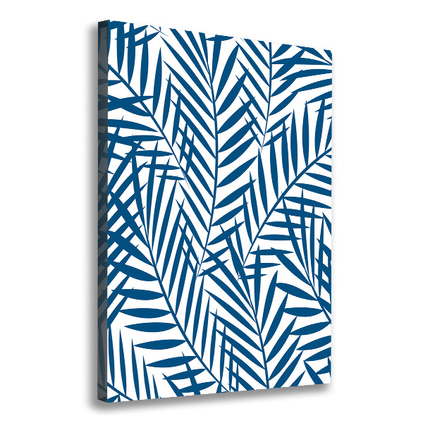 Foto obraz na płótnie pionowy Tropikalne liście