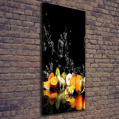 Foto obraz drukowany na płótnie pionowy Owoce