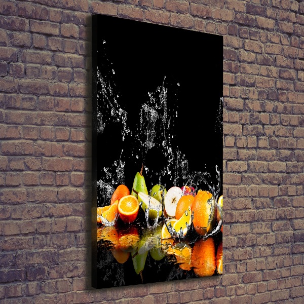 Foto obraz drukowany na płótnie pionowy Owoce