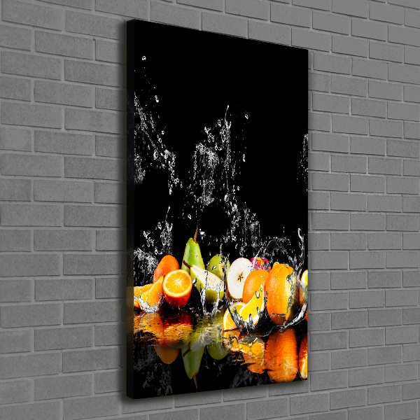 Foto obraz drukowany na płótnie pionowy Owoce