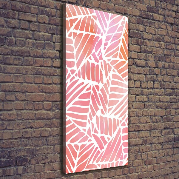 Verticaal schilderij op canvas Abstract patroon