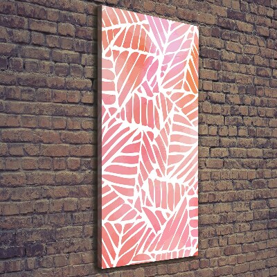 Verticaal schilderij op canvas Abstract patroon