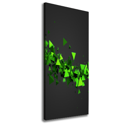 Verticale foto op canvas Geometrische golf