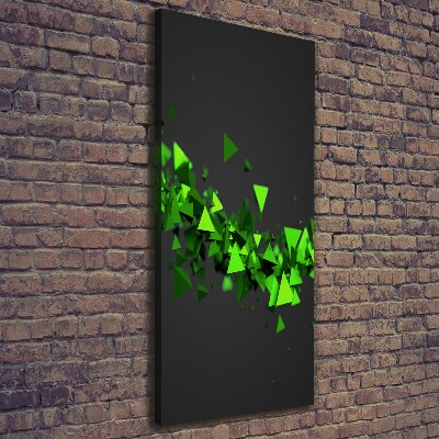 Verticale foto op canvas Geometrische golf