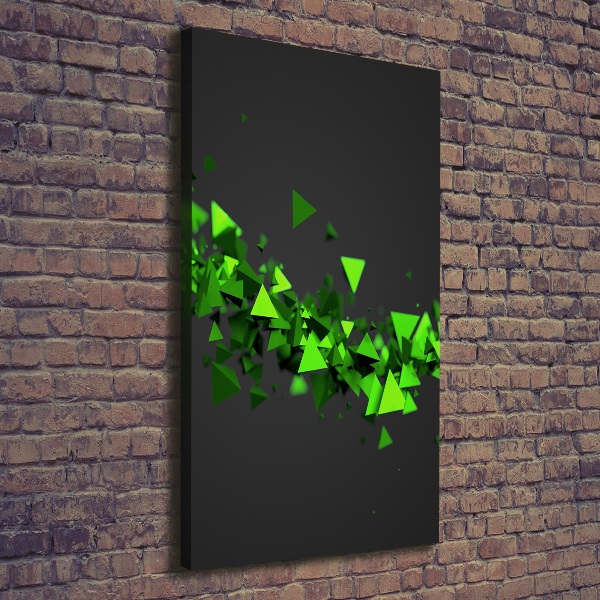 Verticale foto op canvas Geometrische golf