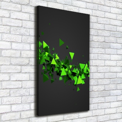 Verticale foto op canvas Geometrische golf