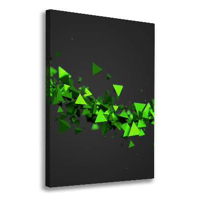 Verticale foto op canvas Geometrische golf