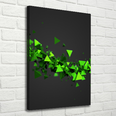 Verticale foto op canvas Geometrische golf