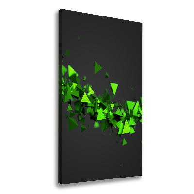 Verticale foto op canvas Geometrische golf