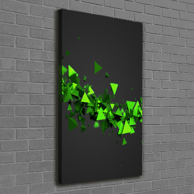 Verticale foto op canvas Geometrische golf