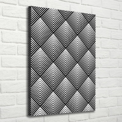 Foto obraz na płótnie pionowy Geometryczne tło