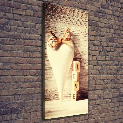 Nowoczesny fotoobraz canvas na ramie pionowy Miłość