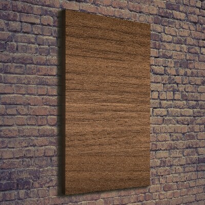 Verticaal schilderij op canvas Houten achtergrond