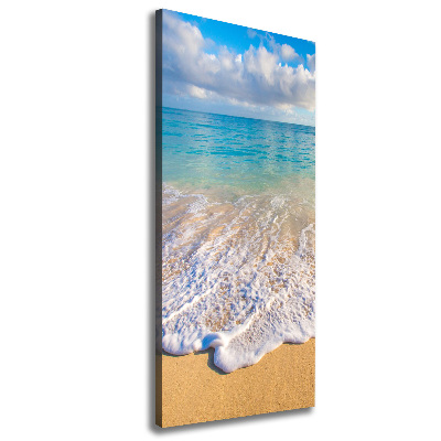 Verticale canvasfoto Tropisch strand