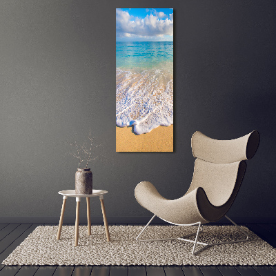 Verticale canvasfoto Tropisch strand