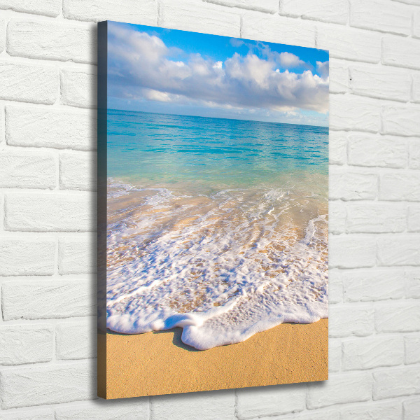 Verticale canvasfoto Tropisch strand