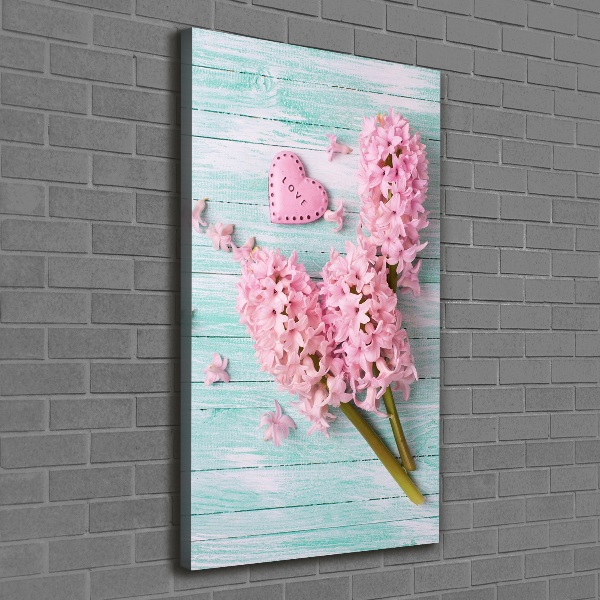 Verticale foto op canvas Seringbloemen