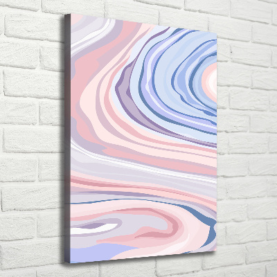 Verticaal schilderij op canvas Abstracte golven