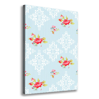 Foto obraz drukowany na płótnie pionowy Róże