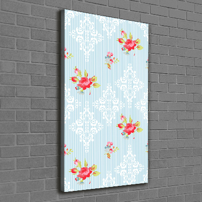 Foto obraz drukowany na płótnie pionowy Róże