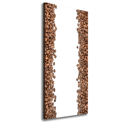 Verticaal schilderij op canvas Koffiebonen
